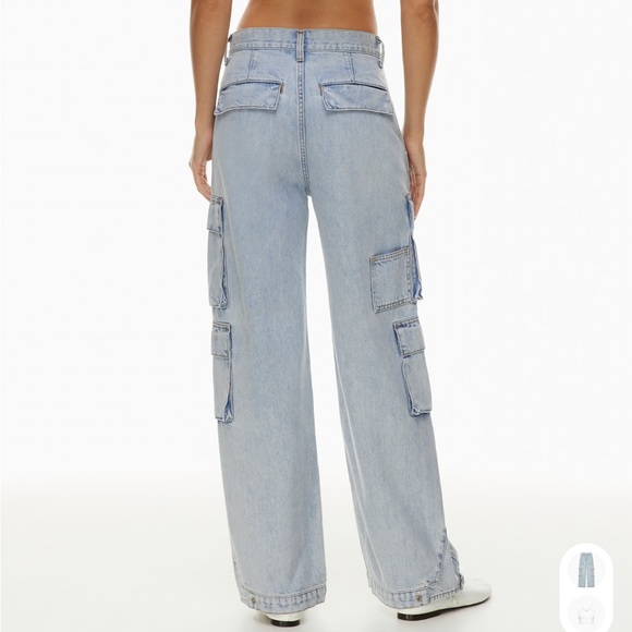 DENIM FORUM The '90s Millie Hi-rise Cargo Jean - Picture 3 of 11